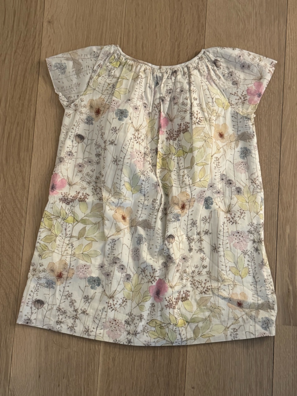 BONPOINT Floral Print Girls Dress - Size 4 - Picture 3 of 6